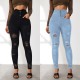 2025 New European and American Cross-Border Super High-Waisted Ripped Jeans: Tight-Leg Slimming Skinny Pants for Women 2025 New European and American Cross-Border Super High-Waisted Ripped Jeans: Tight-Leg Slimming Skinny Pants for Women