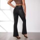 Amazon Cross-Border European and American High-Waisted Slimming Flared Jeans: 2025 Spring New Elegant Style Pants
