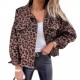 2025 new European and American spring and autumn denim jackets, leopard print, long-sleeved, short, loose-fitting, casual jackets for women, now in stock. 2025 new European and American spring and autumn denim jackets, leopard print, long-sleeved, short, loose-fitting, casual jackets for women, now in stock.