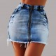 High-waisted 2025 summer new cross-border zippered denim miniskirt for women, stretch-fitting, ripped hip skirt High-waisted 2025 summer new cross-border zippered denim miniskirt for women, stretch-fitting, ripped hip skirt