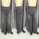 2025 American water Washed long wide-leg women's trousers, new multi-color slim straight-leg denim pants in stock.