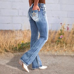 AliExpress cross-border European and American 2025 spring new embroidered jeans for women, high-quality straight-leg slim stretch trousers. AliExpress cross-border European and American 2025 spring new embroidered jeans for women, high-quality straight-leg slim stretch trousers.