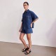 European and American Cross-Border Retro Casual Loose Pockets Short-sleeved shirt and shorts denim two-piece set European and American Cross-Border Retro Casual Loose Pockets Short-sleeved shirt and shorts denim two-piece set