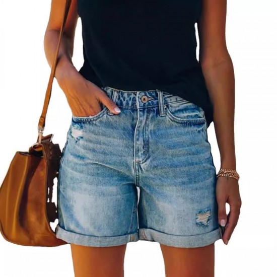 2025 Summer eBay Amazon Wish Street Ripped Straight-Leg Jeans for Women, Foreign Trade Trendy Brand 2025 Summer eBay Amazon Wish Street Ripped Straight-Leg Jeans for Women, Foreign Trade Trendy Brand