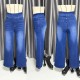 2025 American water Washed long wide-leg women's trousers, new multi-color slim straight-leg denim pants in stock.
