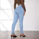 2025 New European and American Cross-Border Super High-Waisted Ripped Jeans: Tight-Leg Slimming Skinny Pants for Women 2025 New European and American Cross-Border Super High-Waisted Ripped Jeans: Tight-Leg Slimming Skinny Pants for Women