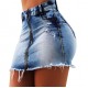 High-waisted 2025 summer new cross-border zippered denim miniskirt for women, stretch-fitting, ripped hip skirt High-waisted 2025 summer new cross-border zippered denim miniskirt for women, stretch-fitting, ripped hip skirt