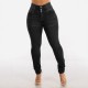 In stock, cross-border wish Amazon hot-selling European and American slim-fitting stretch jeans, sexy, hip-lifting, high-waisted skinny pants