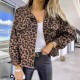 2025 new European and American spring and autumn denim jackets, leopard print, long-sleeved, short, loose-fitting, casual jackets for women, now in stock. 2025 new European and American spring and autumn denim jackets, leopard print, long-sleeved, short, loose-fitting, casual jackets for women, now in stock.