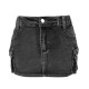 European and American cross-border 2025 new denim skirt for women, summer retro, stretch, slim-fit, workwear, pocket shorts.